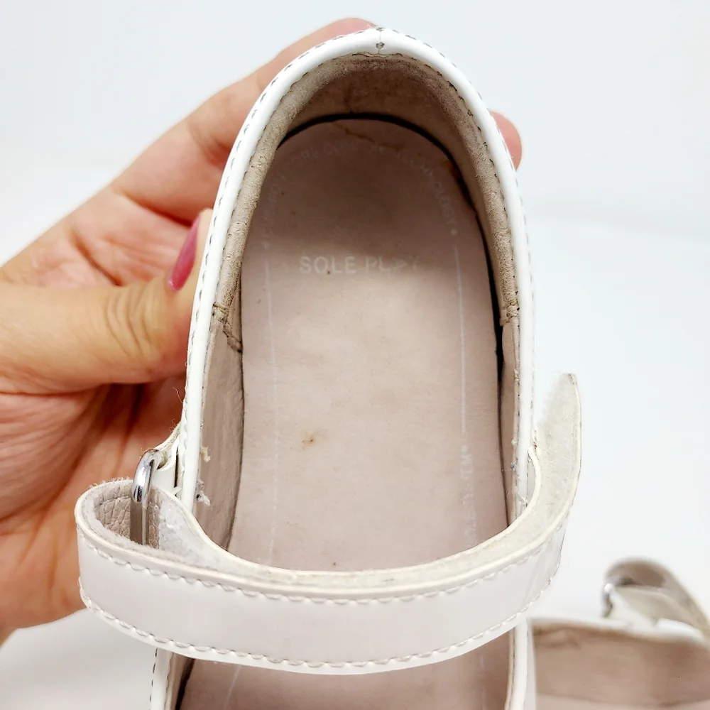 ⭐️5/$20 Sole Play White Dress Shoes Size 8.5 Toddler